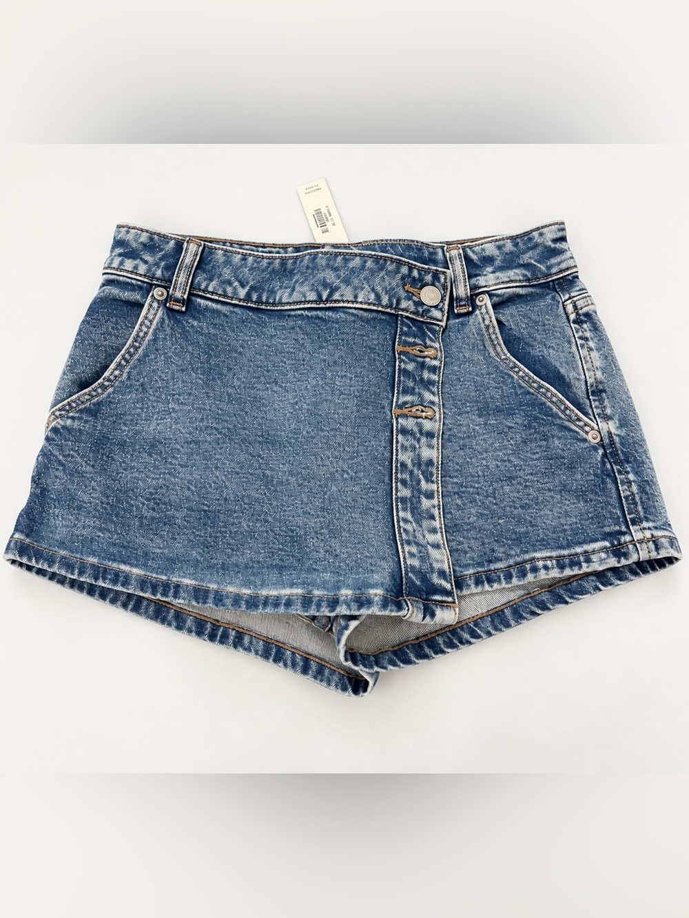 PINK Victoria's Secret Medium Blue Denim High-Rise Shorts
